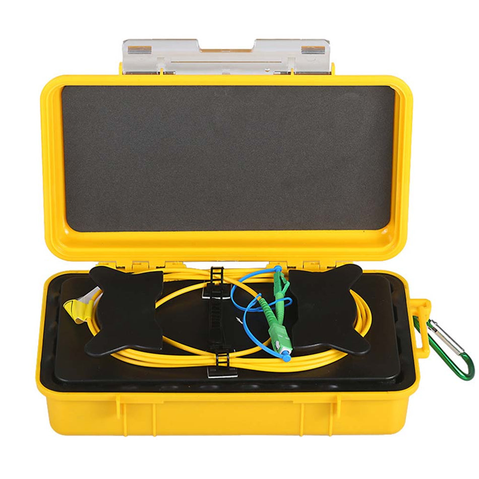 OTDR Launch Cable Box SC/APC-LC/APC connectors  Single Mode 9/125 Fiber Cable OTDR Dead Zone Eliminator