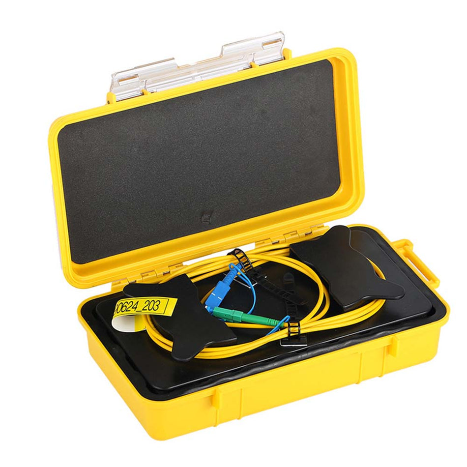 OTDR Launch Cable Box SC/UPC-LC/APC connectors  Single Mode 9/125 Fiber Cable OTDR Dead Zone Eliminator