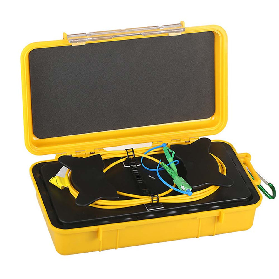 OTDR Launch Cable Box SC/APC-LC/APC connectors  Single Mode 9/125 Fiber Cable OTDR Dead Zone Eliminator