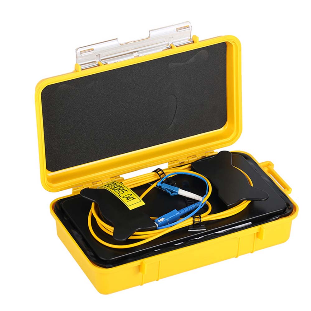 OTDR lanzar caja de cable
OTDR eliminador de zonas muertas