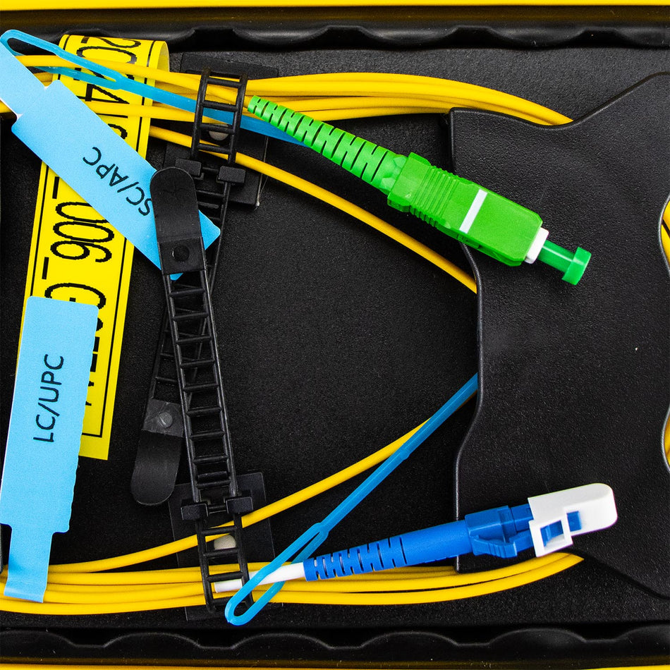 OTDR Launch Cable Box SC/APC-LC/UPC connectors  Single Mode 9/125 Fiber Cable OTDR Dead Zone Eliminator