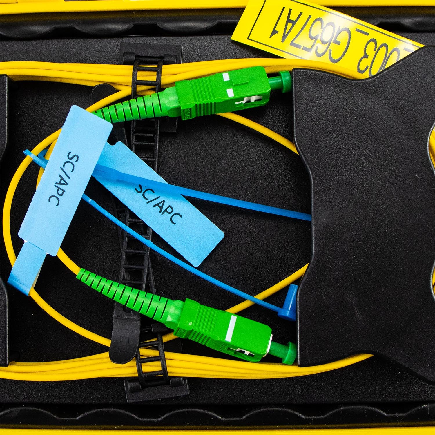 OTDR Launch Cable Box SC/APC-SC/APC connectors Single Mode 9/125 Fiber ...