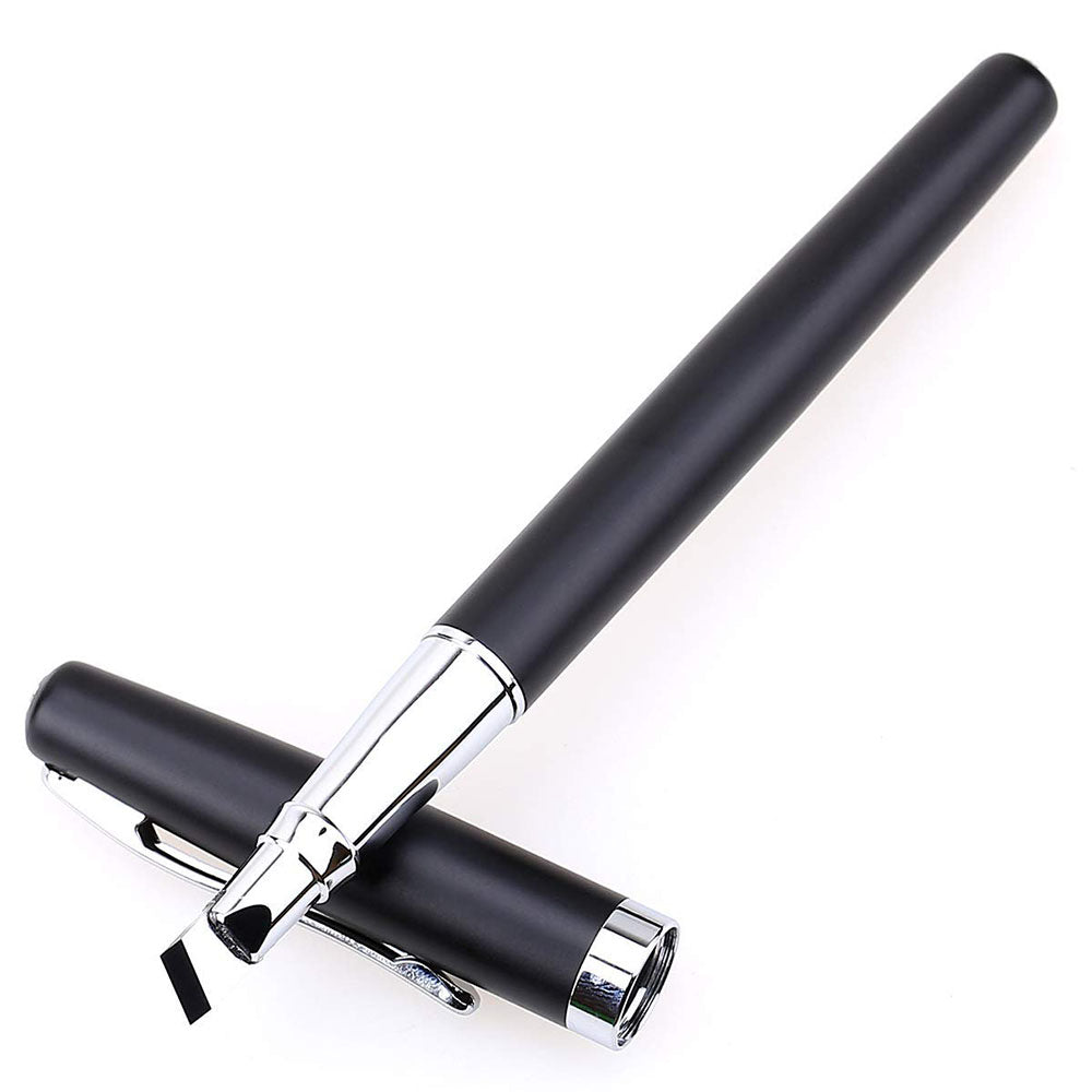 Pen-Type Optic Fiber Cleaver – Tungsten Carbide Steel Blade, 5mm Flat Tip, Portable Scribe Tool For Fiber Optics, Silver